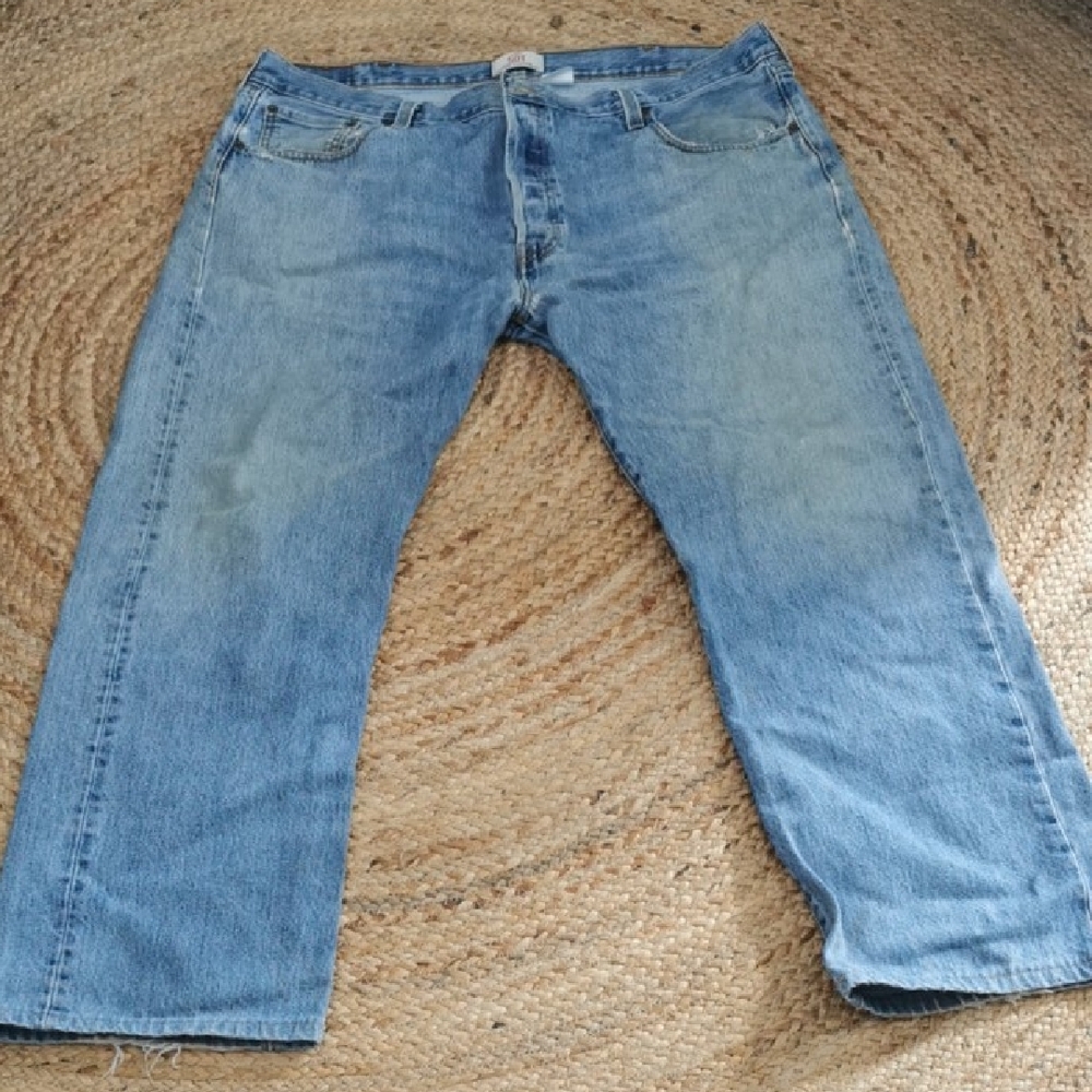 Vintage Y2K Levis 501 Straight Leg Button Fly Mens Unisex Denim Jeans Size 42/32